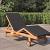 Teak sunlounger Wembley