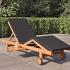 Teak sunlounger Wembley