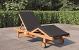 Teak sunlounger Wembley